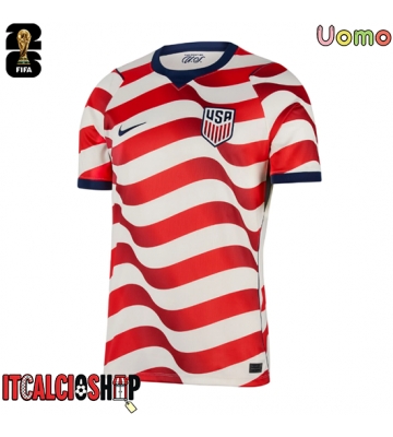 Stati Uniti Prima Maglia Mondiali 2026 Manica Corta